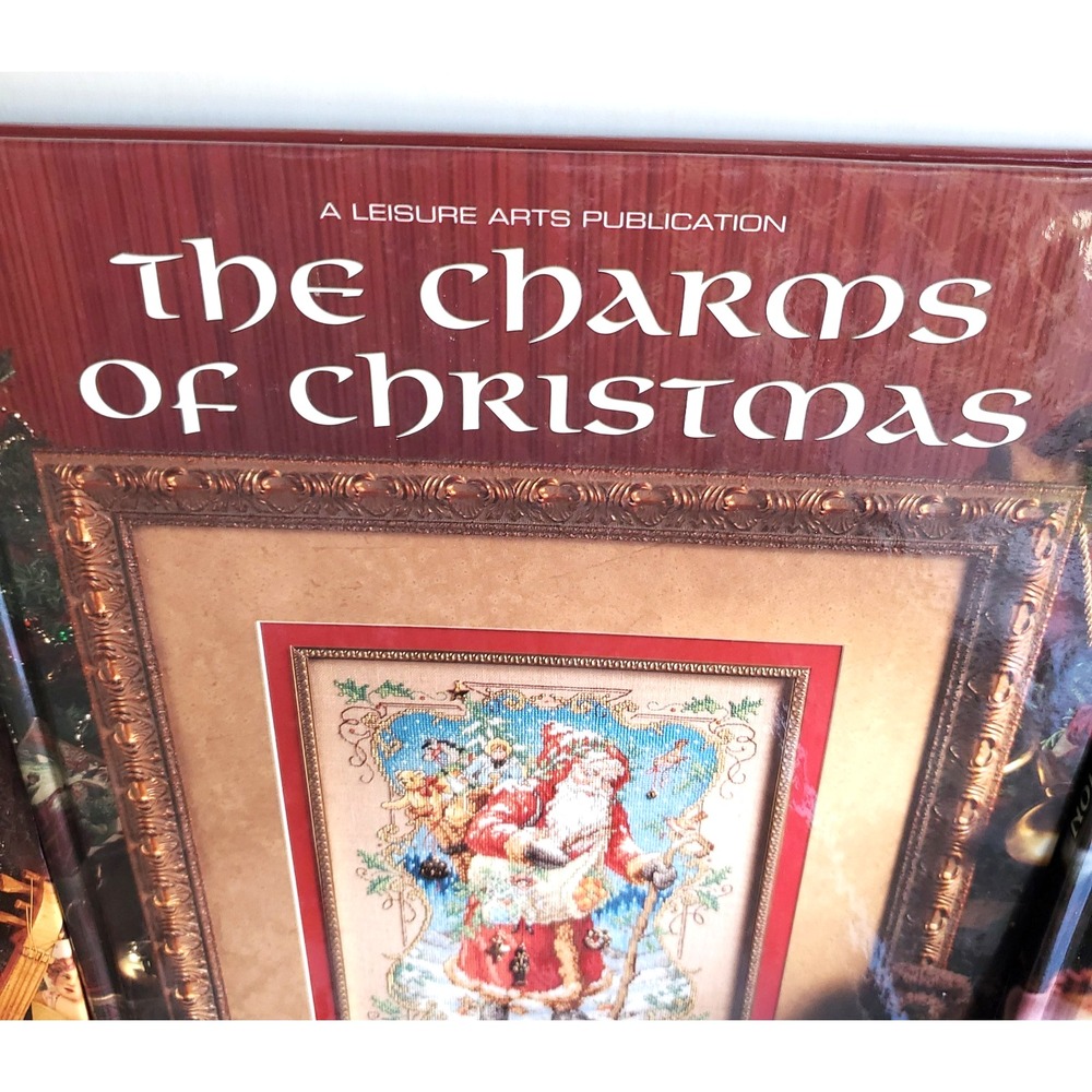 Leisure Arts Presents  Lot of 8 Christmas cross stitch Holiday Reverie VTG Mint - Picture 6 of 16